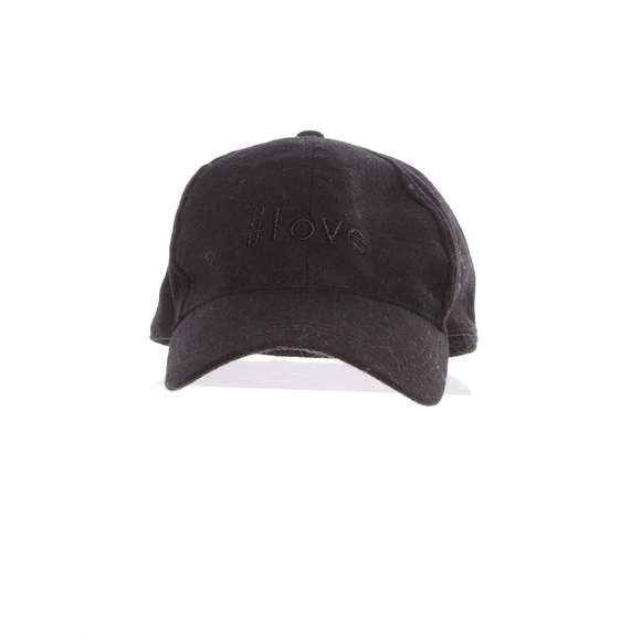 black corduroy baseball cap